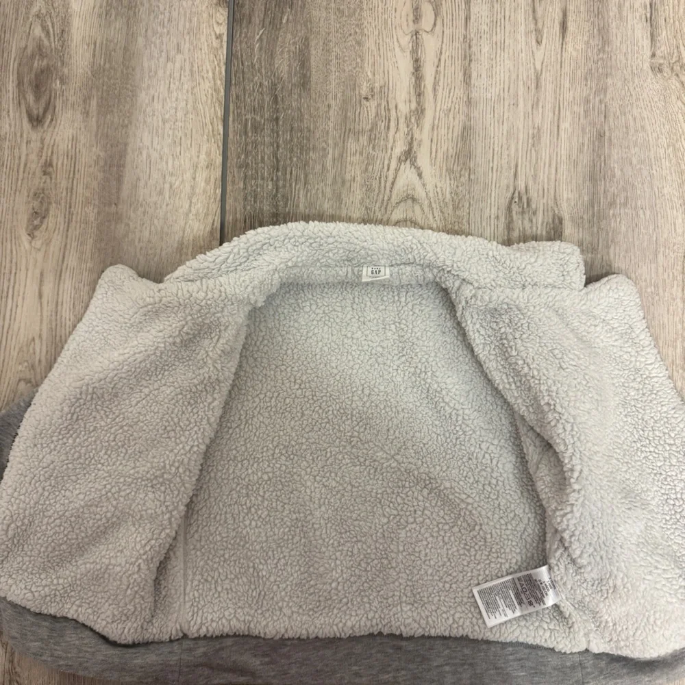 Gray Kids' Sherpa-Lined Jacket